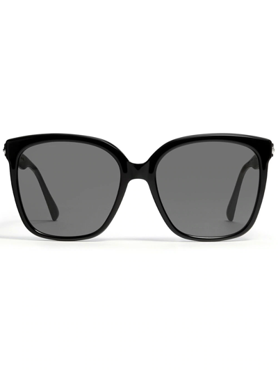 Shop Gentle Monster Larosa 01 Oversize-frame Sunglasses In Black