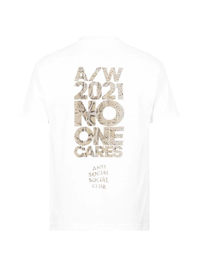 Shop Anti Social Social Club No 1 Curr T-shirt In White