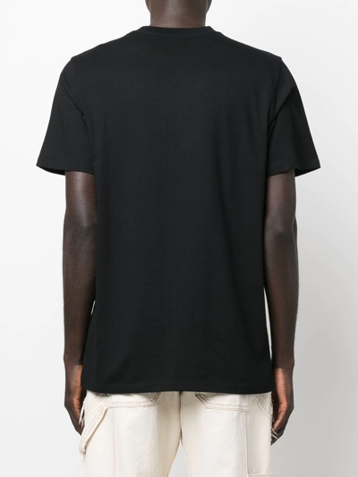 Carhartt Logo-print Crew-neck T-shirt In Black