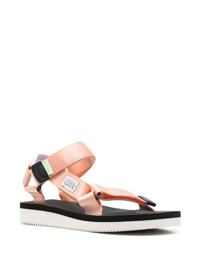 Suicoke Chunky Open-toe Sandals In Pink