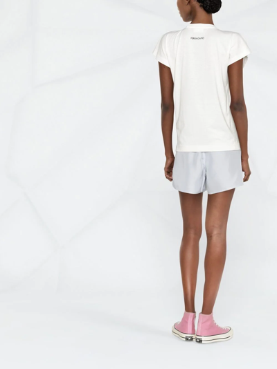 Ferragamo Gancio S Cotton T-shirt In White