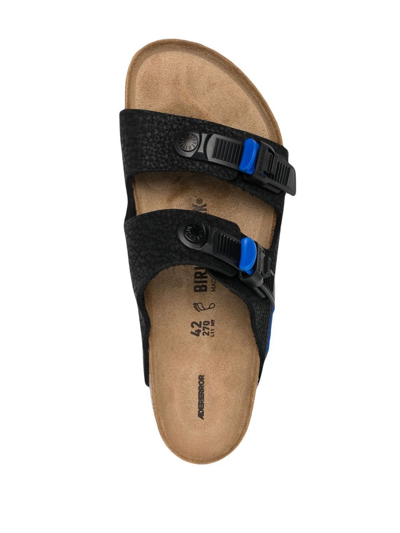 Birkenstock Double-buckle Open-toe Sandals In Black