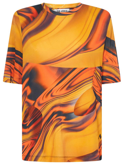 Shop Attico The  Abstract Pattern Printed T In Multi
