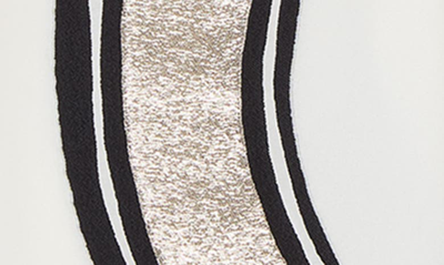Shop Fendi Golden Tapes Graphic Silk Cady Mini Cape Dress