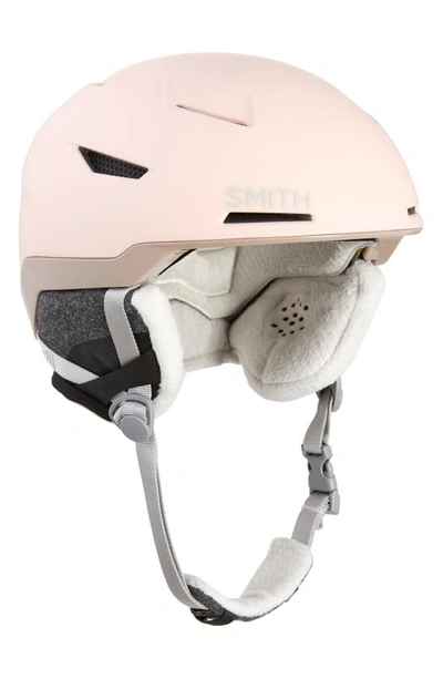 Shop Smith Vida Snow Helmet With Mips In Matte Quartz / Limestone