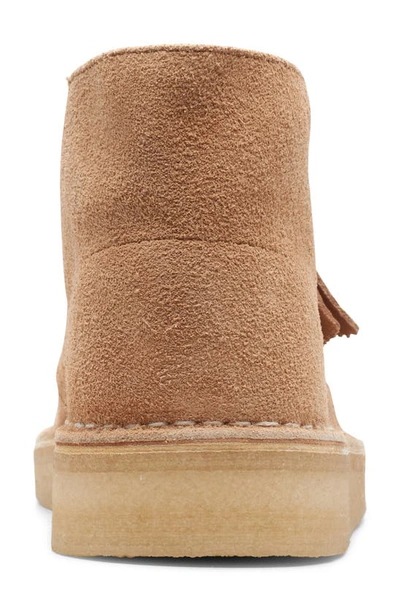 Shop Clarks ® Desert Coal Chukka Boot In Light Tan Suede