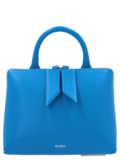 Shop Attico The  Friday Top Handle Bag In Blue
