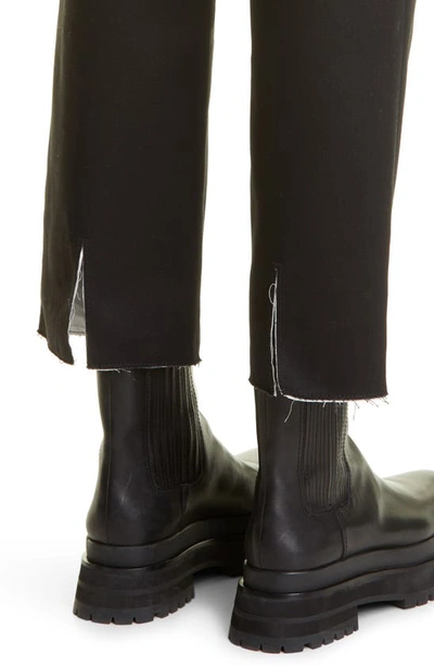 Shop K.ngsley Gender Inclusive Diran Cuffed Straight Leg Jeans In Black