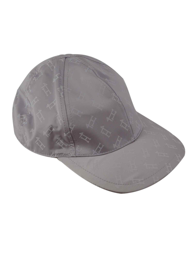Shop Herno Visor Cap In Grey