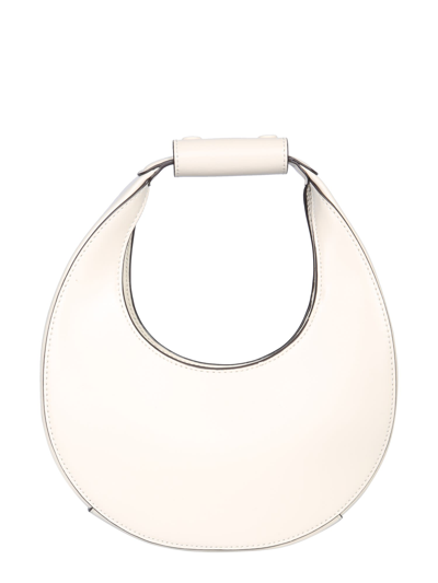 Shop Staud Mini Moon Bag In Bianco