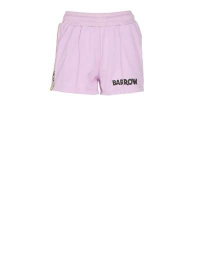 Shop Barrow Shorts With Multicolor Bands In Pink