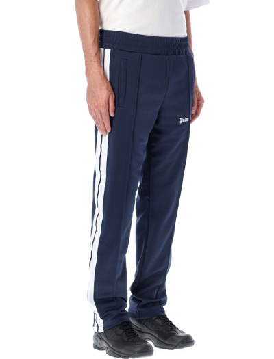 Shop Palm Angels Classic Track Pants In Navy Blue