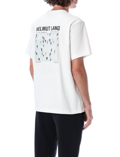 Shop Helmut Lang New York T-shirt In White