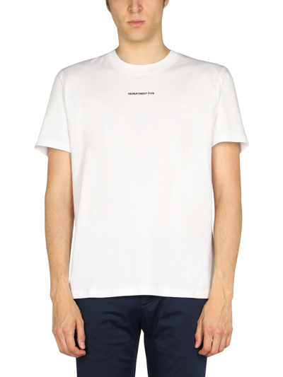 Shop Department Five "aleph" T-shirt In White