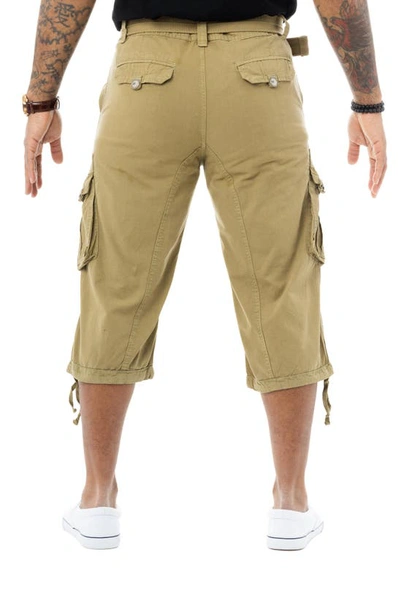 X-ray Belted Cargo Shorts In New Khaki