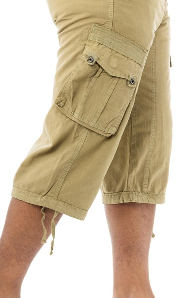 X-ray Belted Cargo Shorts In New Khaki