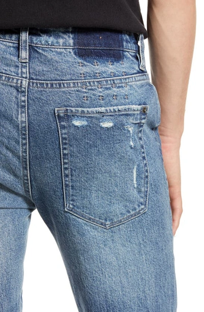 Shop Ksubi Van Winkle Runaway Ripped Skinny Fit Jeans In Denim