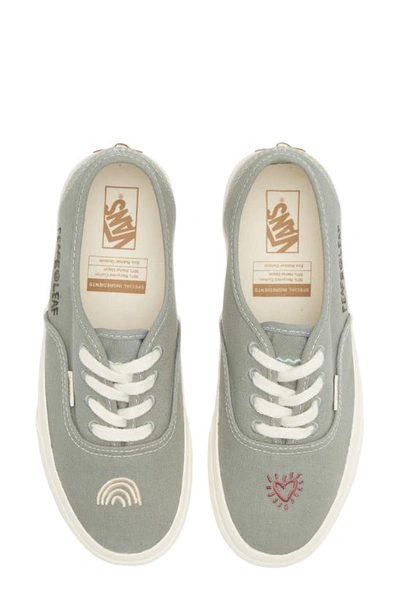 Vans Authentic Sneaker In Eco Theory Green Milieu/ Mars