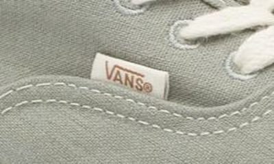 Vans Authentic Sneaker In Eco Theory Green Milieu/ Mars
