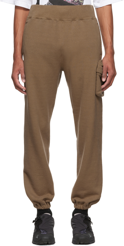 Shop Undercover Brown Eastpak Edition Cotton Lounge Pants