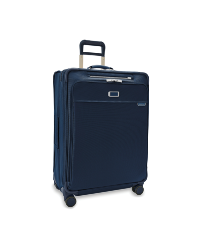 Shop Briggs & Riley Baseline Large Expandable Spinner In Navy