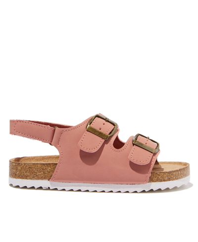 Shop Cotton On Little Girls Theo Sandal In Clay Pigeon