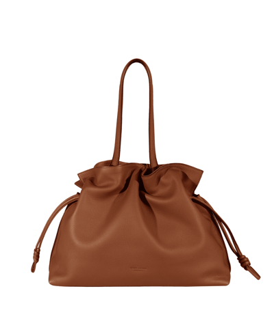 Shop Esin Akan Women's Emma Leather Tote Bag In Brown