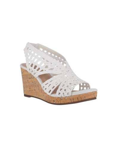 Shop Impo Women's Torban Platform Wedge Sandals Women's Shoes In White