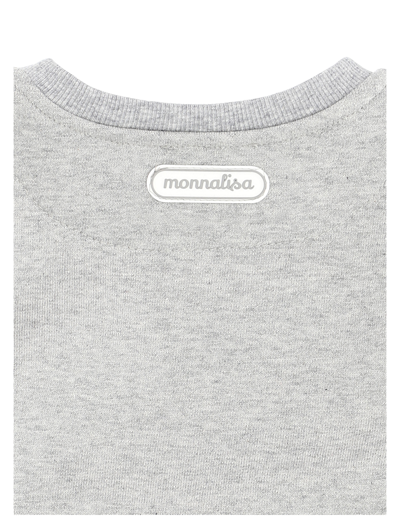 Shop Monnalisa Aristocats Cotton Sweatshirt In Grey