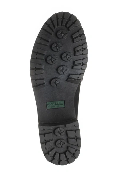 Eastland Newbury Leather Block Heel Loafer In Black