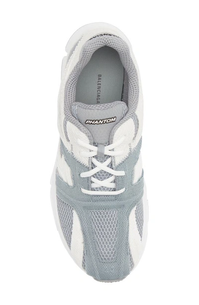 Shop Balenciaga Phantom Sneaker In Grey/ White