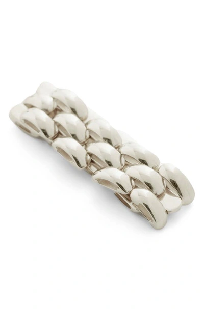 Monica Vinader Doina Chain Recycled Sterling-silver And Gold Vermeil Ring In Sterling Silver