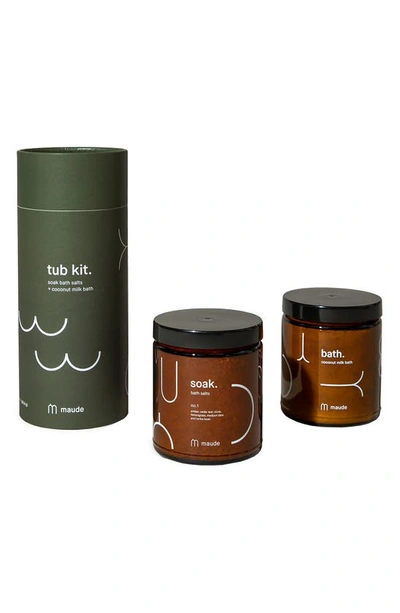 Maude Tub Kit No. 1 Bath Salts & Coconut Milk Bath Soak Set In No. 1
