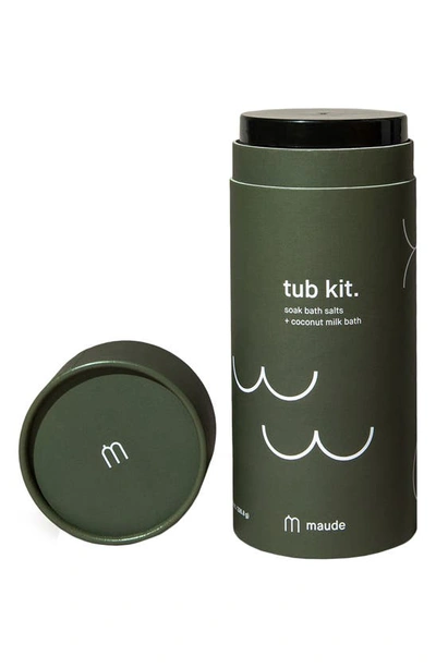 Maude Tub Kit No. 1 Bath Salts & Coconut Milk Bath Soak Set In No. 1