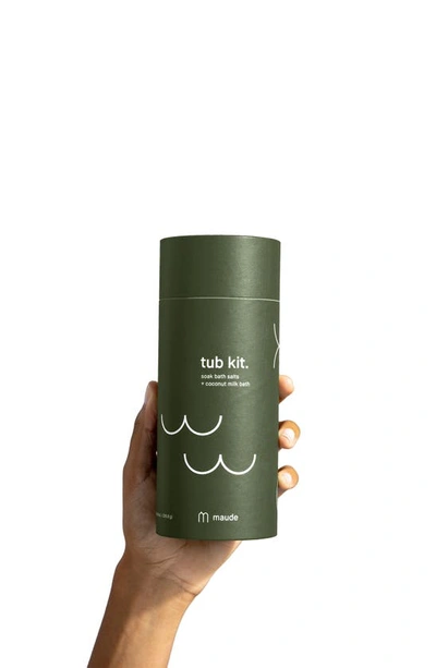 Maude Tub Kit No. 1 Bath Salts & Coconut Milk Bath Soak Set In No. 1