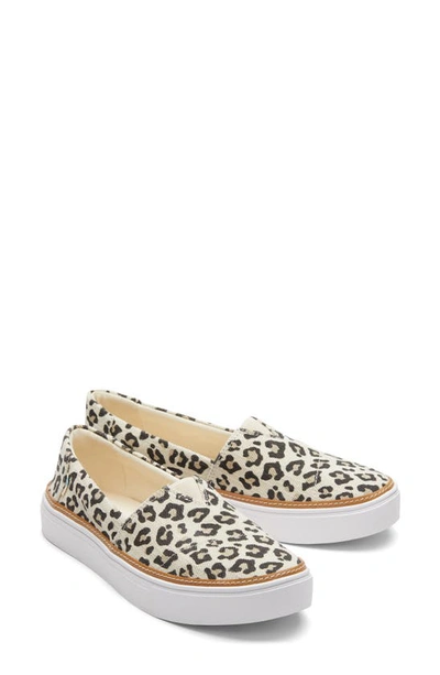 Shop Toms Parker Platform Slip-on Sneaker In Natural/natural