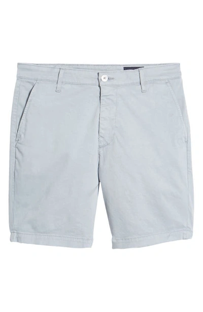 Shop Ag Wanderer Stretch Cotton Chino Shorts In Flowing Breeze