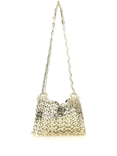 Shop Rabanne Iconic Bag 1969 Nano In Gold