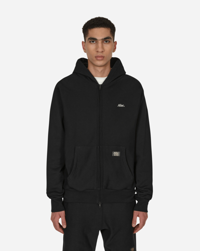 Shop Advisory Board Crystals Abc. 123. Zip-up Hooded Sweatshirt Black In Grey