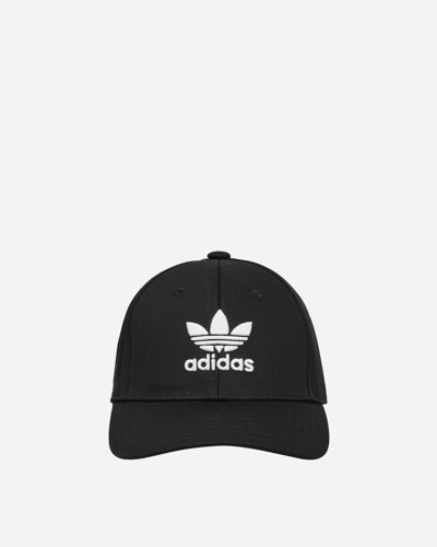 Shop Adidas Originals Trefoil Baseball Cap In Black