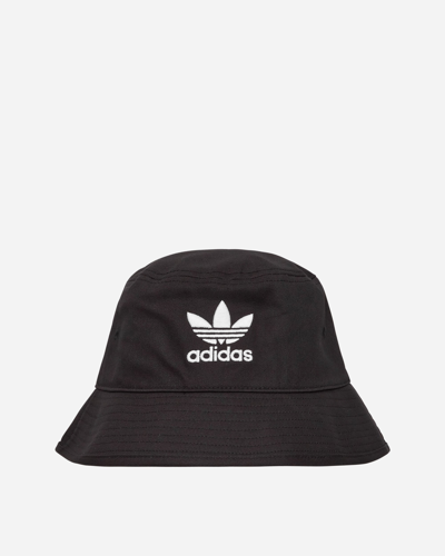 Shop Adidas Originals Trefoil Bucket Hat Black In Multicolor