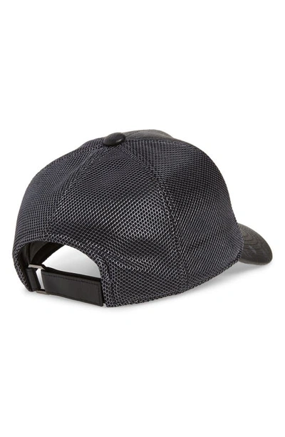 Shop Mcm Collection Baseball Cap In Black Bk