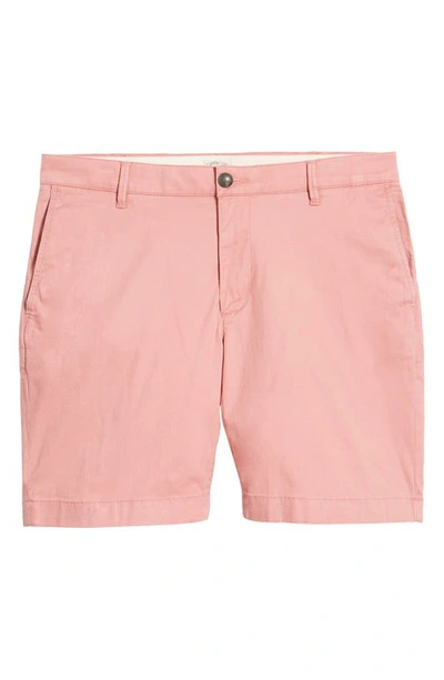Faherty Island Life Organic Cotton Stretch Washed Regular Fit Chino Shorts In Faded Flag