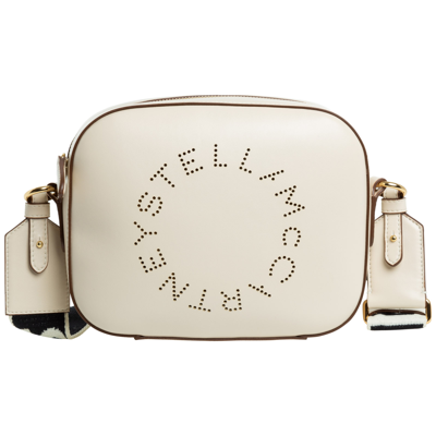 Shop Stella Mccartney Women's Cross-body Messenger Shoulder Bag   Stella Logo Mini In White