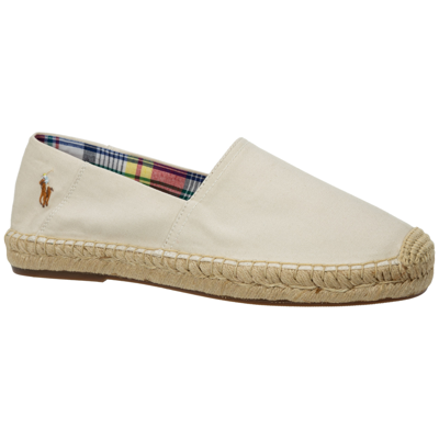 Shop Polo Ralph Lauren Men's Espadrilles Slip On Shoes  Cevio In Beige