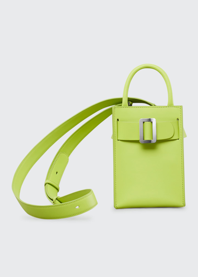 Shop Boyy Bobby Tourist Leather Tote Crossbody Bag In Key Lime