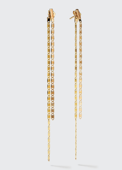 Shop Lana Jewelry Linear Malibu Dusters Front And Back Earrings In Yellow