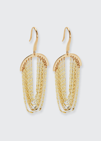 Shop Lana Jewelry Small Petite Malibu Cascade Earrings In Yellow