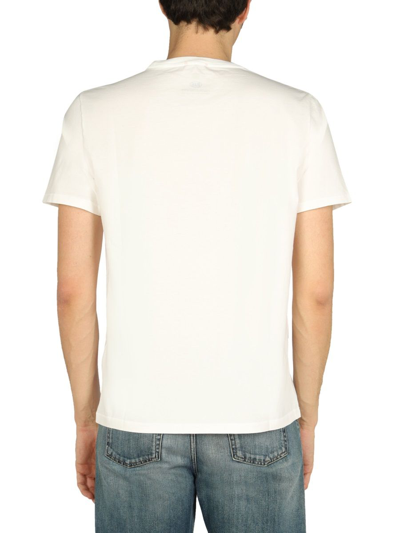 Shop Parajumpers Men's White Other Materials T-shirt