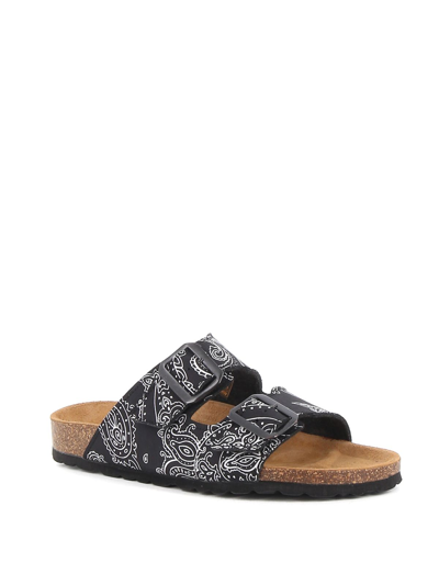 Shop Mc2 Saint Barth Women's Black Other Materials Sandals